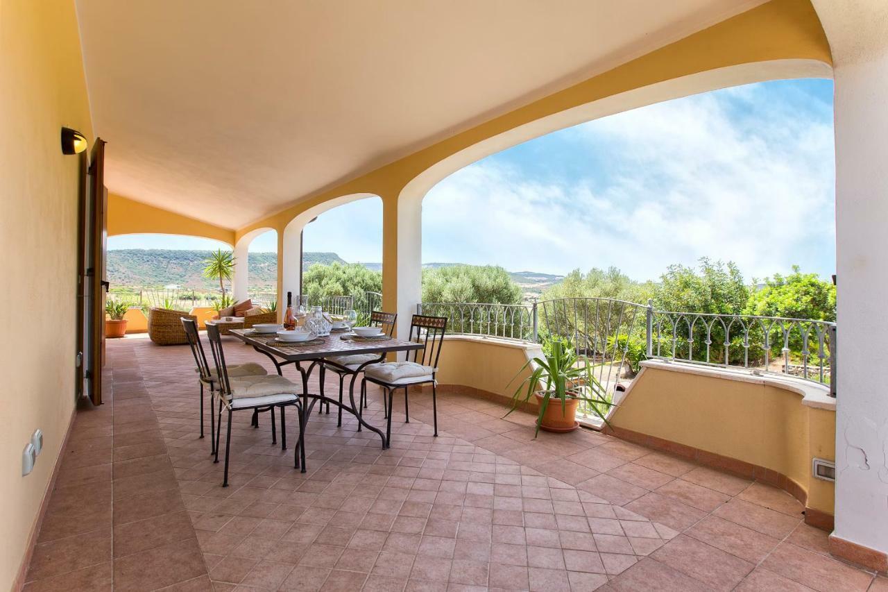 Villa Pedra Alghero - Appartamento In Villa Con Piscina Exterior foto
